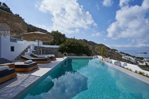 Wonderful Naxos Villa | Villa Pang | 9 Bedrooms | Breathtaking Sea Views | 2 Swimming Pools with Sunbeds and Parasols | 2 Shaded Dining Areas | Private Garden | Plaka Villa in Naxos, Naxos and Lesser Cyclades, Greece