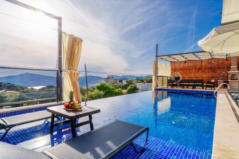 Patio, Natural landscape, Mountain view, Sea view, Swimming pool, sunbed