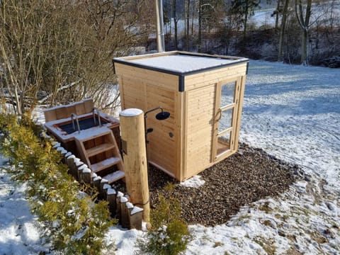 Winter, Sauna