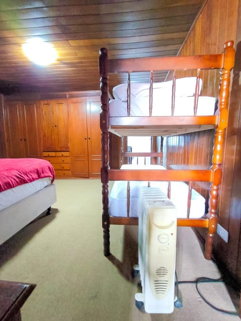 Bed, Photo of the whole room, Bedroom, bunk bed, wardrobe