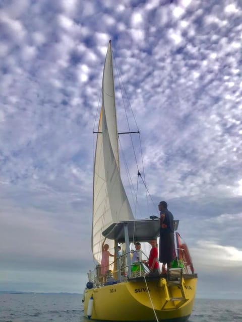 Family Sailing Fiji Boat Camping Docked boat in Western Division, Fiji