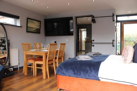 Bed, TV and multimedia, Dining area