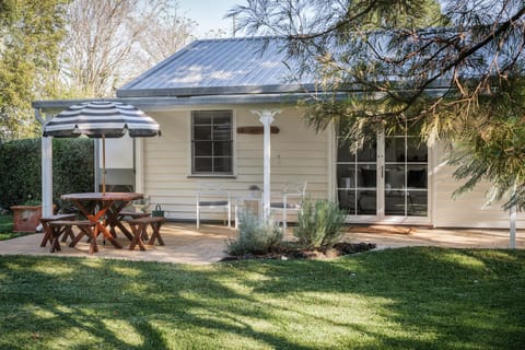 Property building, Patio, Seating area, Garden view