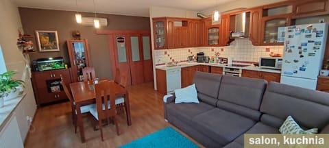 Kitchen or kitchenette, Living room, Dining area, dishwasher, oven, stove