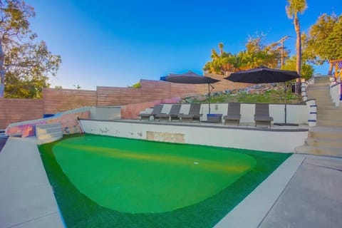 Amazing Pool Home Sleeps 24 with 2 units House in Vista