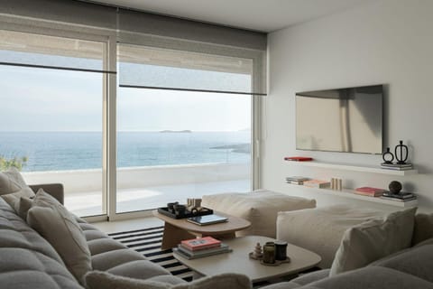 Natural landscape, Living room, Seating area, Sea view