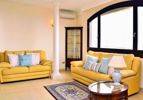 Living room, air conditioner