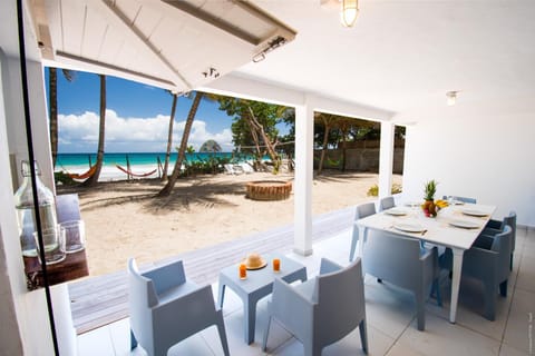 Patio, Living room, Dining area, Beach