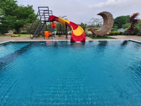 Day, Aqua park, Pool view, Swimming pool