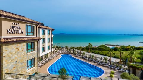 Property building, Day, View (from property/room), Sea view, Swimming pool