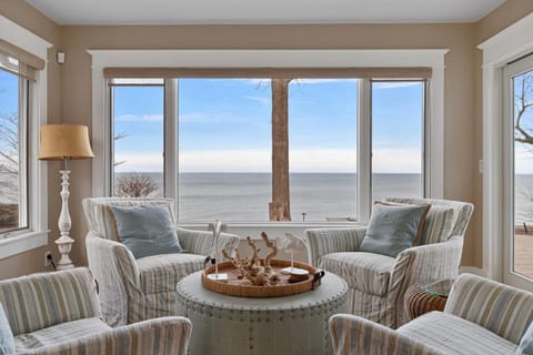 Natural landscape, Living room, Seating area, Sea view