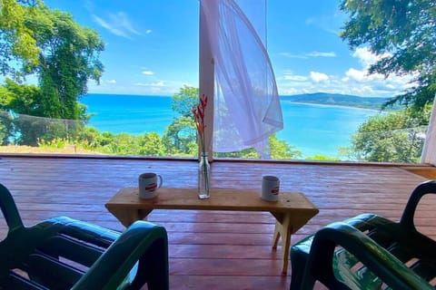 View (from property/room), Balcony/Terrace, Mountain view, Sea view