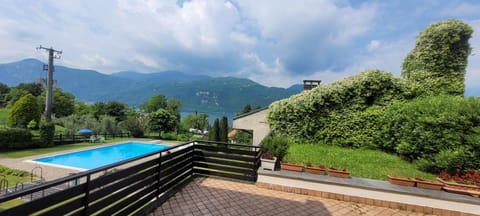 Day, Natural landscape, Garden, Garden view, Lake view, Mountain view, Pool view, Swimming pool