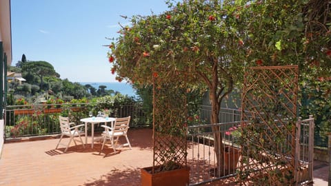 Spring, Balcony/Terrace, Dining area, Sea view