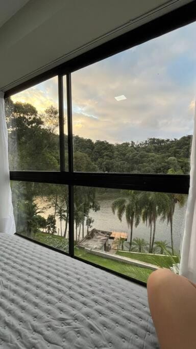 Bed, Natural landscape, View (from property/room), Photo of the whole room, River view