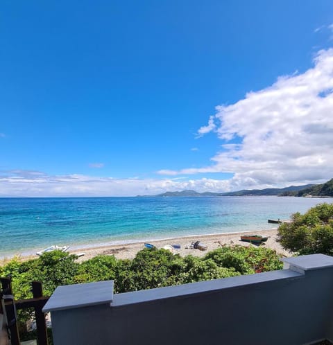 Day, Natural landscape, Beach, Mountain view, Sea view