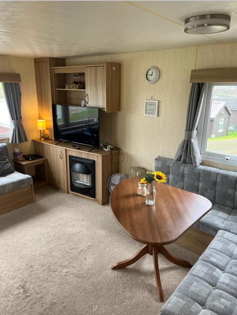 3 bedroom static caravan with sea view in Clarach Bay Holiday Village Abi horizon House in Tirymynach