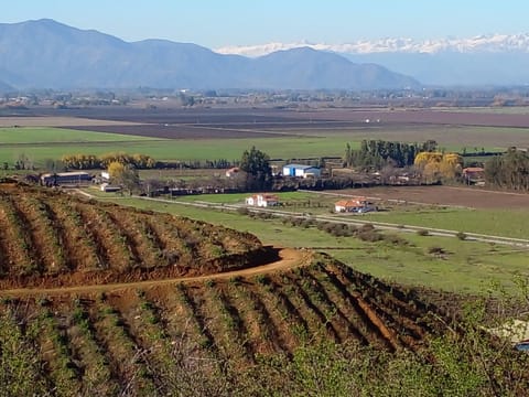 Spring, Natural landscape, Bird's eye view, Mountain view