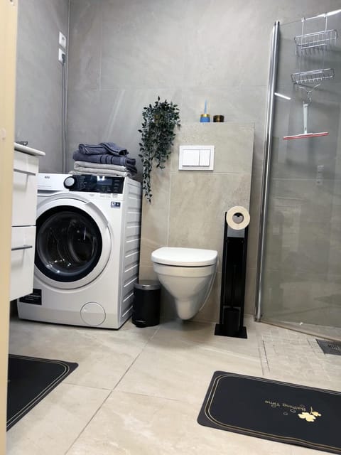 Toilet, Bathroom, washing machine