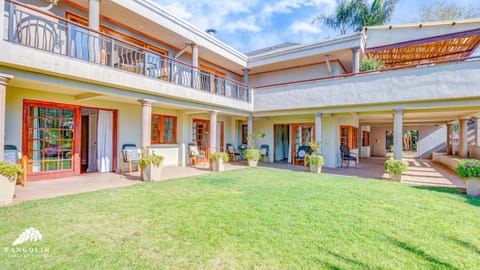 Property building, Patio, Facade/entrance, Day, Garden, View (from property/room), Balcony/Terrace