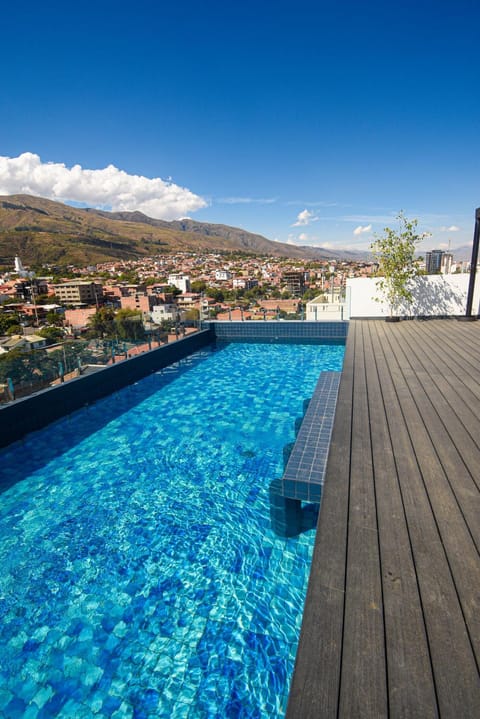 Day, Natural landscape, City view, Mountain view, Pool view, Swimming pool