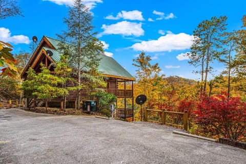 Sharp Dressed Bear is an Amenity Packed 4 Bedroom Cabin with Beautiful Views of The Smoky Mountains! House in Pigeon Forge