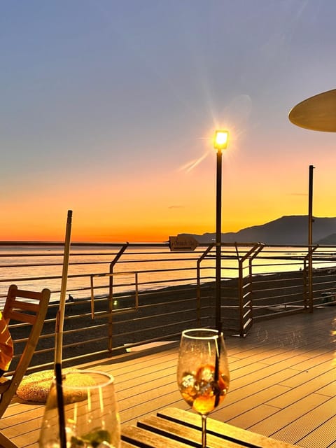 Natural landscape, Beach, Sea view, Sunset