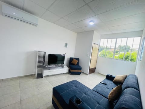 Living room, air conditioner