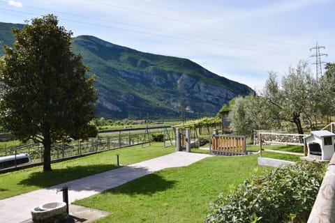 Spring, Day, Natural landscape, Children play ground, Garden, Garden, Garden view, Mountain view