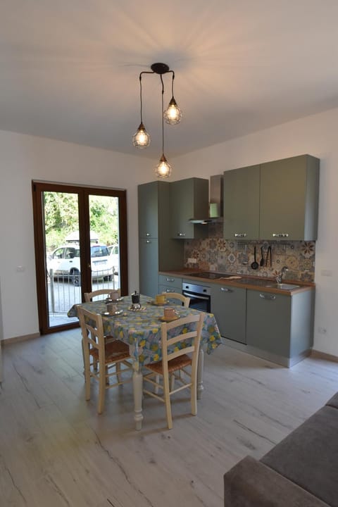 Kitchen or kitchenette, Living room, Dining area, air conditioner