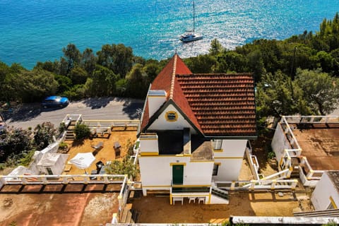 Property building, Natural landscape, Bird's eye view, Beach, Sea view