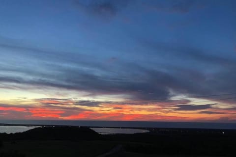 Natural landscape, Sea view, Sunset