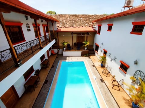 Property building, Day, Pool view, Swimming pool