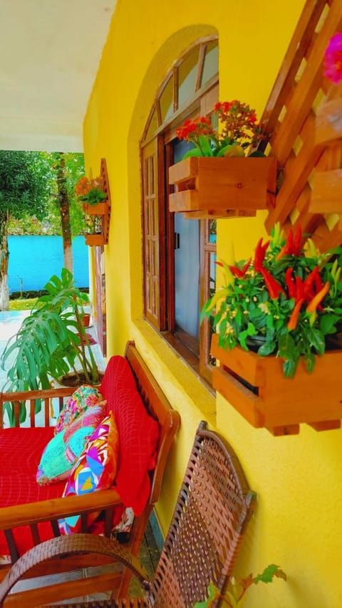 Patio, Seating area, Garden view, Pool view