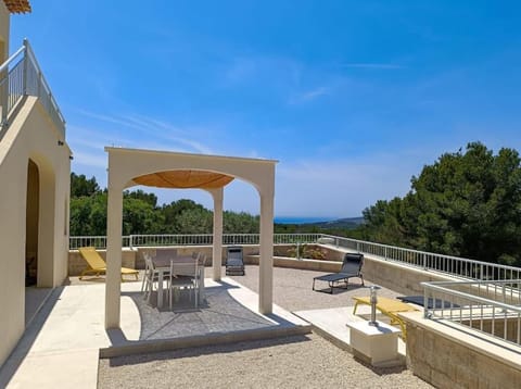 Patio, Natural landscape, Sea view