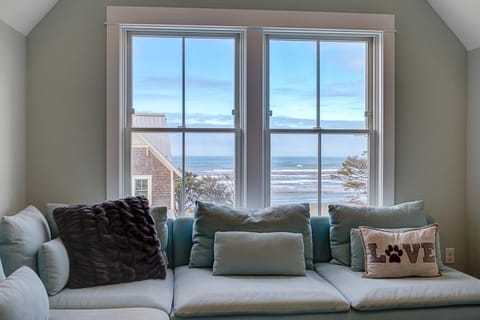 Natural landscape, Seating area, Sea view
