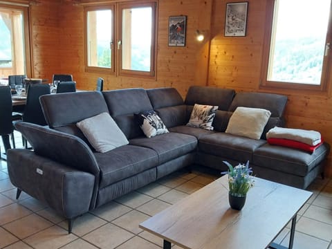 Chalet individuel avec Wi-Fi, parking privé et animaux acceptés - FR-1-671-58 Chalet in Les Gets