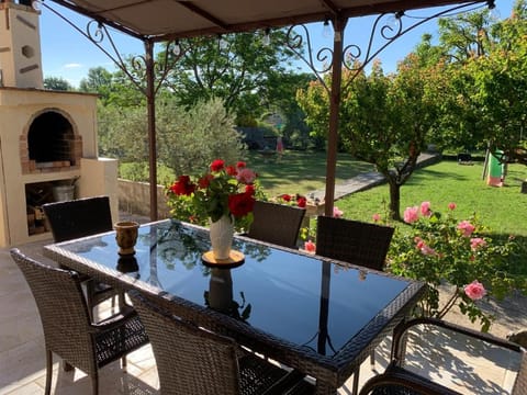 Patio, Spring, Garden, Dining area, Garden view