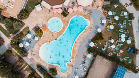 Bird's eye view, Swimming pool