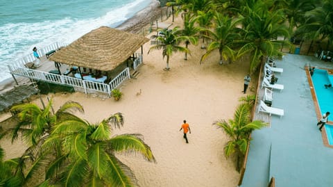 Day, People, Beach, Sea view, Swimming pool