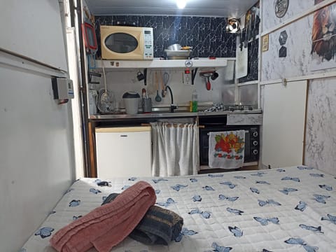 Kitchen or kitchenette, Photo of the whole room, Bedroom, minibar, oven, stove