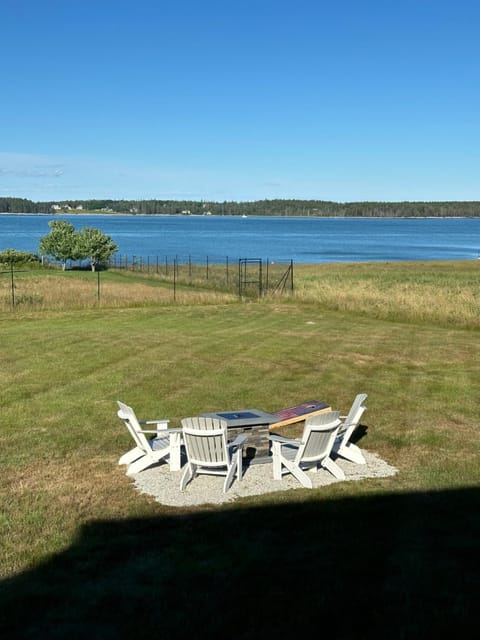 Sea view, fireplace