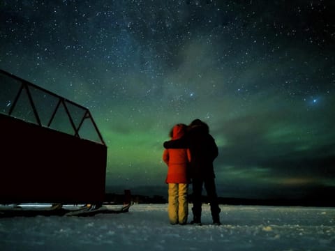 Night, Bedroom, Lake view
