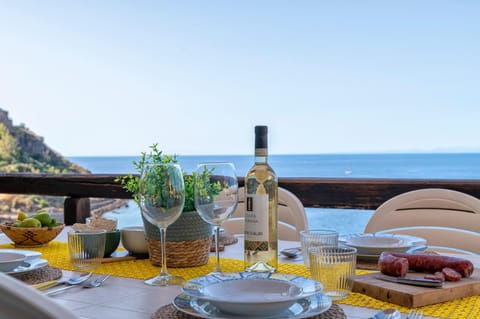 The Terrace Above The Sea House in Castelsardo