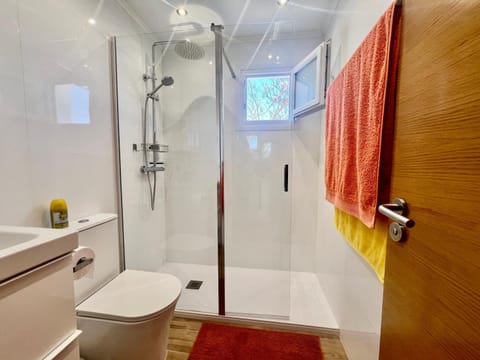 Shower, Toilet, Bathroom, towels