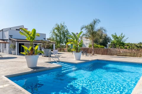 Property building, Living room, Swimming pool