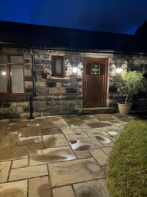 Property building, Night, Garden, Garden view