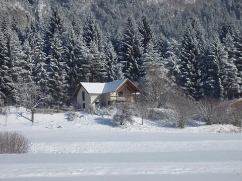 Property building, Facade/entrance, Winter, Mountain view