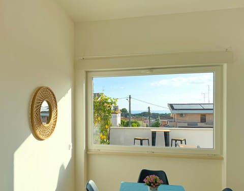 Patio, Day, View (from property/room), Balcony/Terrace, Living room, Seating area, Dining area