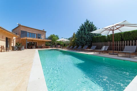 Property building, Living room, Swimming pool